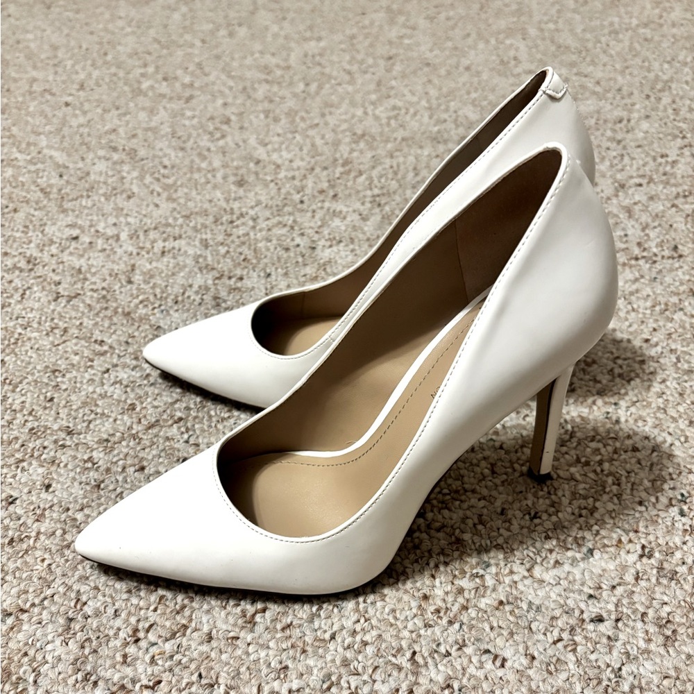 BCBGeneration Classic Cream Heels